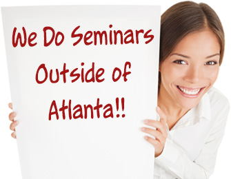 We do Excel seminars outside of Atlanta